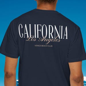 LA California Vintage Style Tee, Los Angeles Shirt, Unisex T-shirt, Summer Fashion, Travel Gift, Venice Beach, Oversized Tshirt, Relaxed Fit