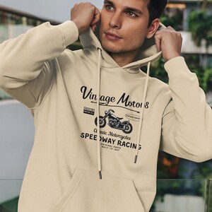 Vintage Motors Motorcycle Speedway Racing Unisex Heavy Blend Hooded Sweatshirt
