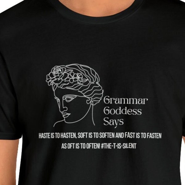Grammar Pronunciation T-Shirt - 'Often - #the-T-is-Silent' - Unisex Heavy Cotton Tee - Perfect for Grammar Teachers and Language Enthusiasts