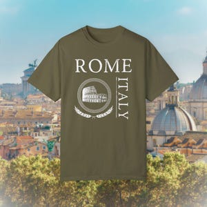 T-shirt ROMA ITALIA Noir - Marque B&C - Homme - Neuf Avec étiquettes