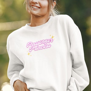 Passenger Princess Funny Cute Unisex Heavy Blend Crewneck Sweatshirt