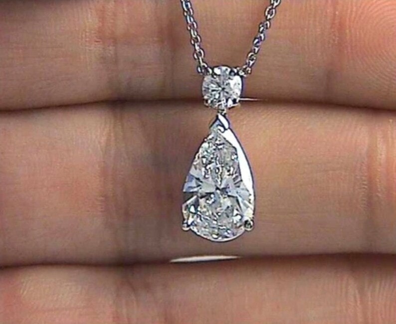 GIA Certified GIA Certified Diamonds 1.60ct Pendant 18kt White Gold 1 ...