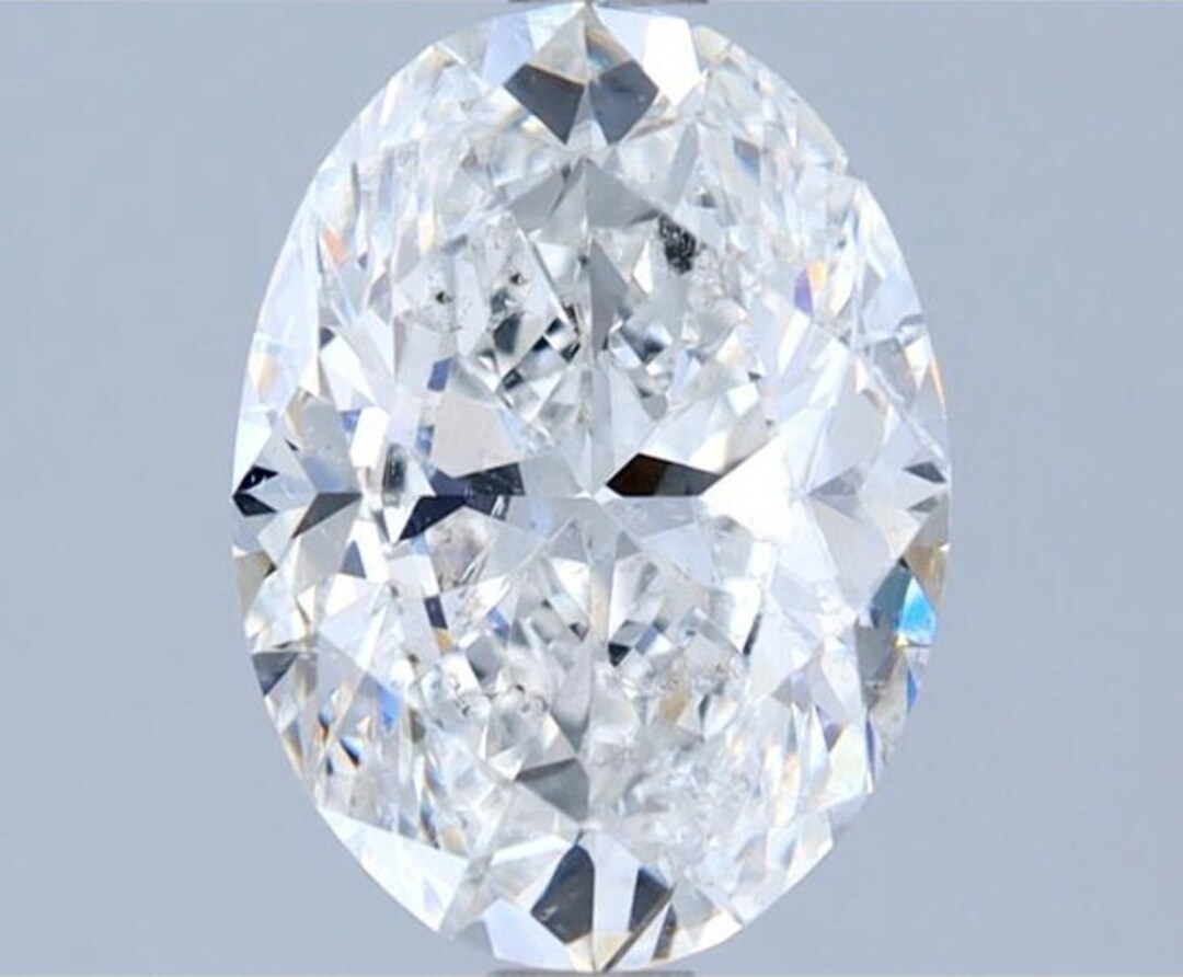 GIA Certified GIA Oval 2ct G SI2 Loose Genuine Diamond Solitaire Loose Diamond GIA Certified