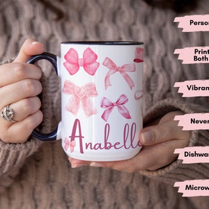 Pink Coquette Mug Decor Coquette Style Preppy Style Mug