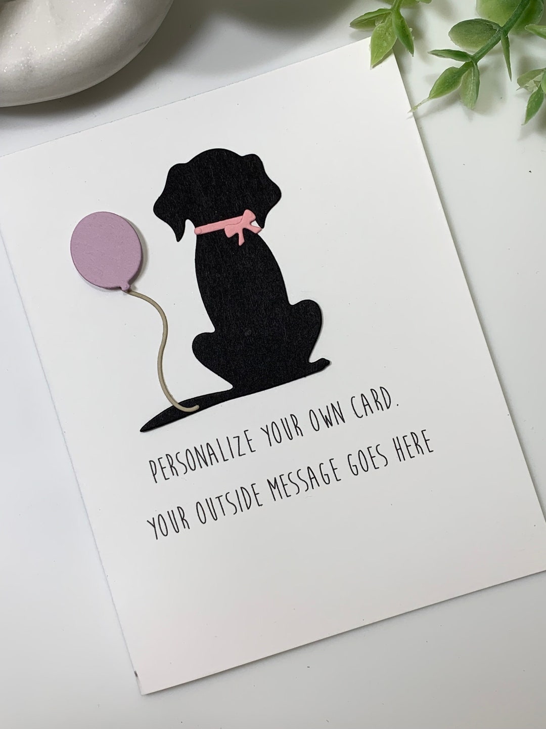 Personalized Pet Card, Pet Birthday, Dog, Cat, Rainbow Bridge, Cat