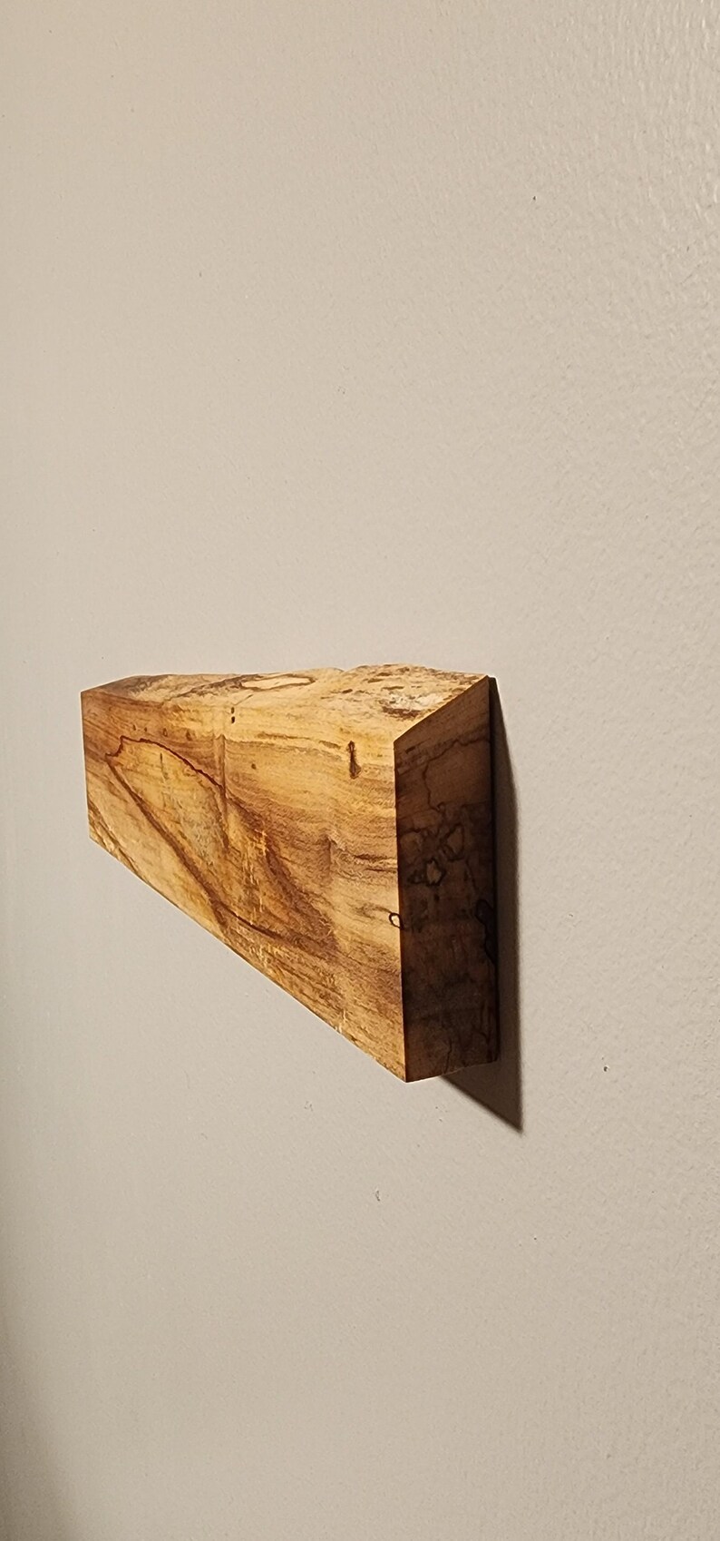 Live Edge Knife Rack Maple Etsy