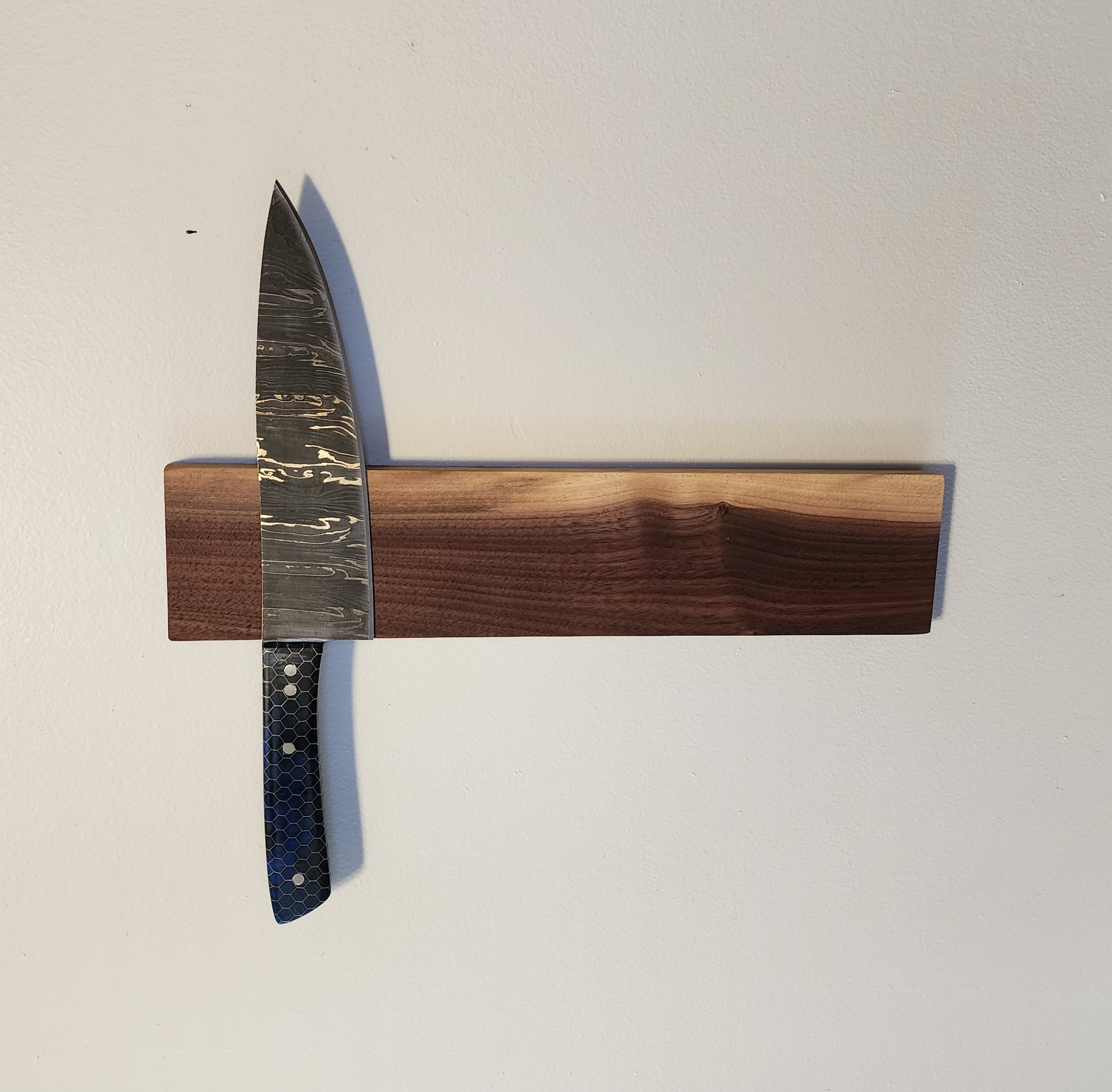 Walnut Knife Holder Etsy