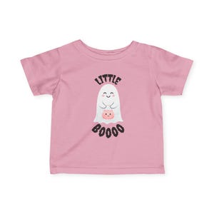 Adorable Halloween Infant Tee, Little Boooo T-Shirt, Baby Halloween Outfit, Toddler Ghost Shirt, Cute Kids Tee