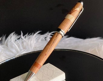 Hand-turned Wood Pen | Unique woodwork | Special Occasion | Fine Art | Gift for Graduation, Father&#39;s Day, Groomsman, Retirement, Wedding