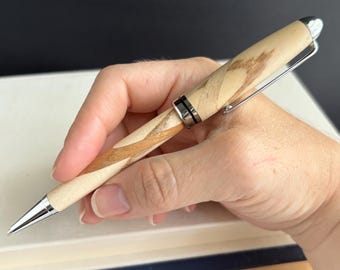 Hand-turned Wood Pen | Unique Woodwork Gift