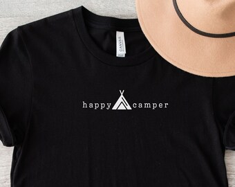Happy Camper Shirt, Happy Camper, Shirt Gifts, Cute Camping Shirt, Camping Shirt, Shirt for Camping, Gifts for Camping, Happy Camper Gifts