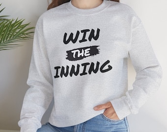 Softball-Shirt | Baseball-Shirt | Softball-Sweatshirt | Baseball-Sweatshirt | Softball Geschenk | Baseball Geschenk | Spieltag | Softball Rundhalsausschnitt