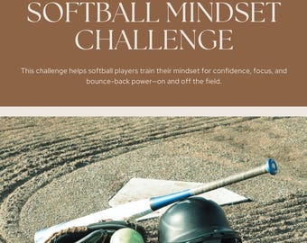 7 Tage Athlete Mindset Challenge – Mentales Training für Softballspieler zum Ausdrucken (PDF)