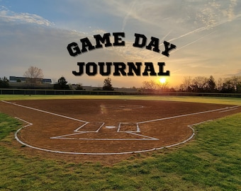 Spiel Tagebuch | Baseball Notizbuch | Softball Journal \ Spiel Tag Einstellung | Baseball Tor Einstellung | Softball Tor Einstellung