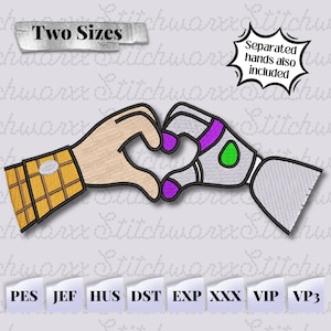 Woody and Buzz Embroidery Design, Toy Storyy Embroidery Design, File in PES, DST, JEF, etc., Embroidery Machine Design