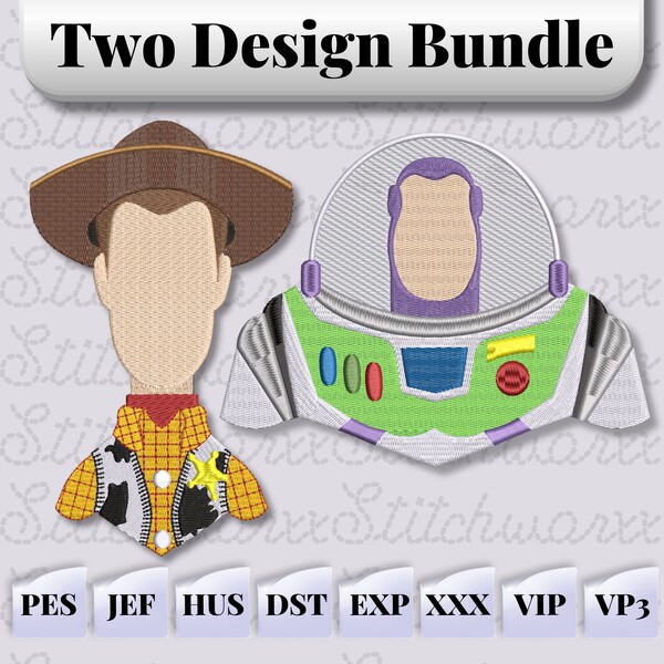 Toy Story Embroidery Design Pes Etsy
