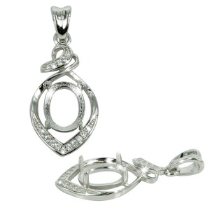 【STONEHENgE】Silver Material Ribbon Cubic Necklace SC24B14T StoneHenge Cubic Silver Necklace SC24B10E Silver925 White