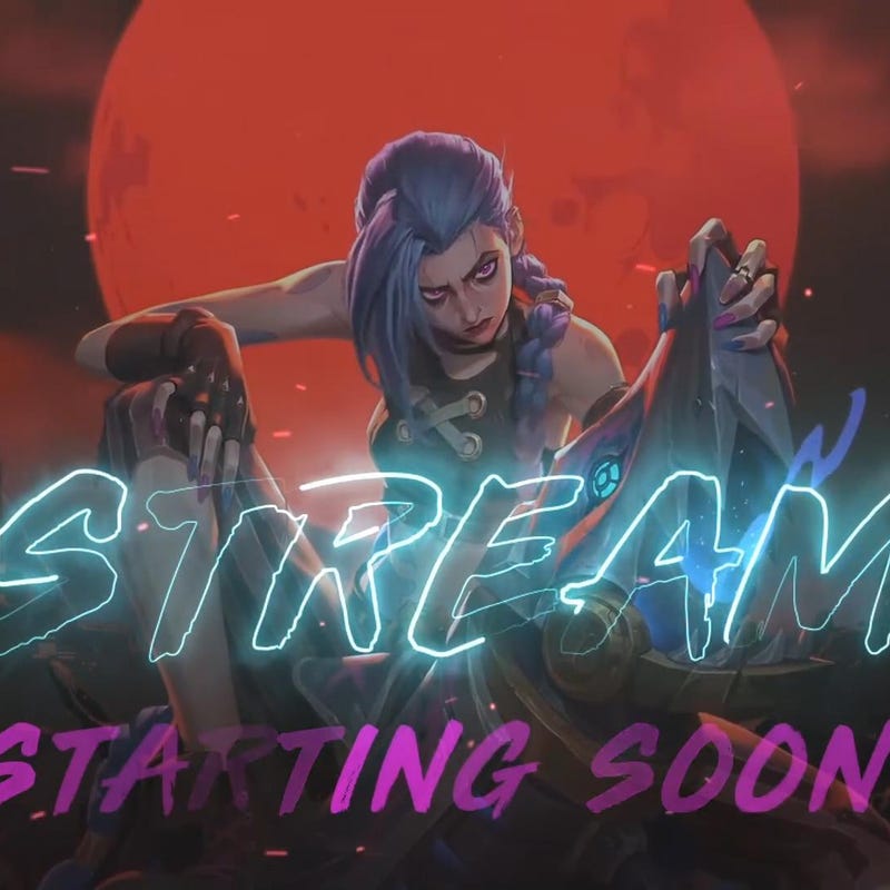 Jinx Overlay Twitch - Etsy
