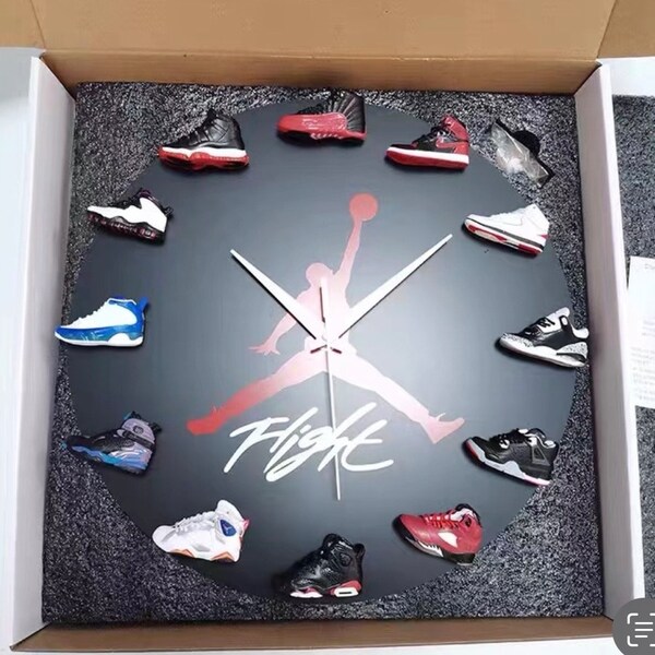 sneaker wall clock