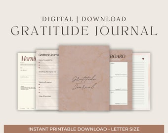 Gratitude Journal (Descarga digital) Goodnotes, Notability, Tablet, iPad