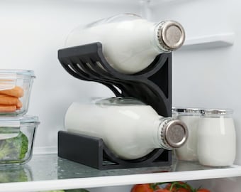 Fridge Bottle Holder Rack, 2 or 3 Slot Drink Storage