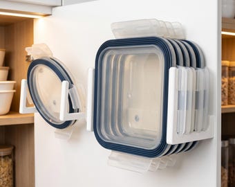 Lid Rack for IKEA 365 Plus Containers, Square Food Storage Holder