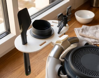 Tool Holder with Lid Hook for Thermomix TM5 TM6