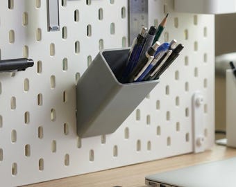 Storage Box for IKEA Skadis Pegboard, Small Parts Workshop Bin