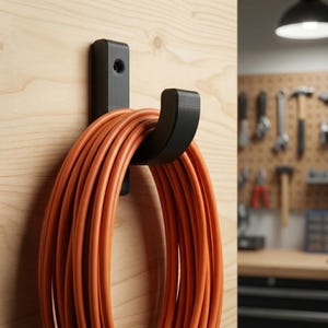 Heavy Duty Wall Hook, Multi-Purpose Hanger for Extension Cords and Ladders
