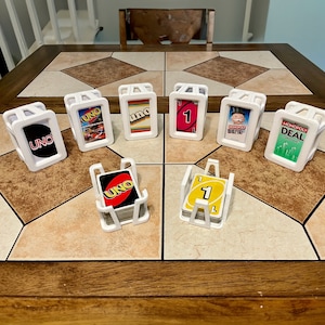 Contenitore compatto per carte da gioco, porta carte da gioco, set di mazzi di carte, organizzatore per serate di gioco in famiglia, porta carte da gioco, porta carte