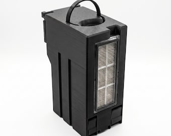 Reusable Dustbin for Roborock Qrevo Curv S5X X, Disposable Bag Replacement