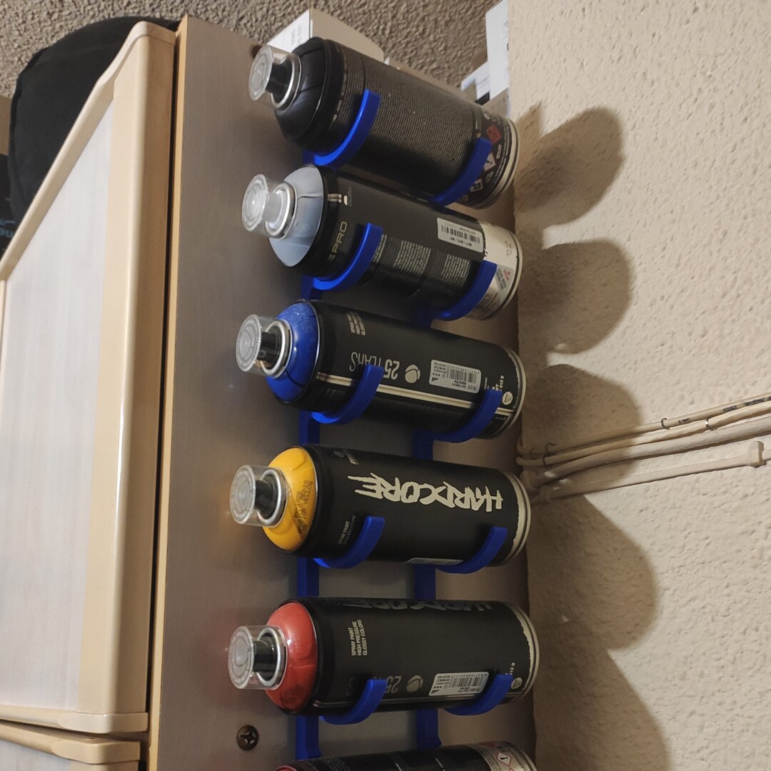Spray Can Wall Storage System, Hanging Organizer, Garage Space Saver