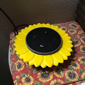 第2世代Echo Dot対応ひまわり型スタンド、装飾用スマートスピーカーマウント 画像 6