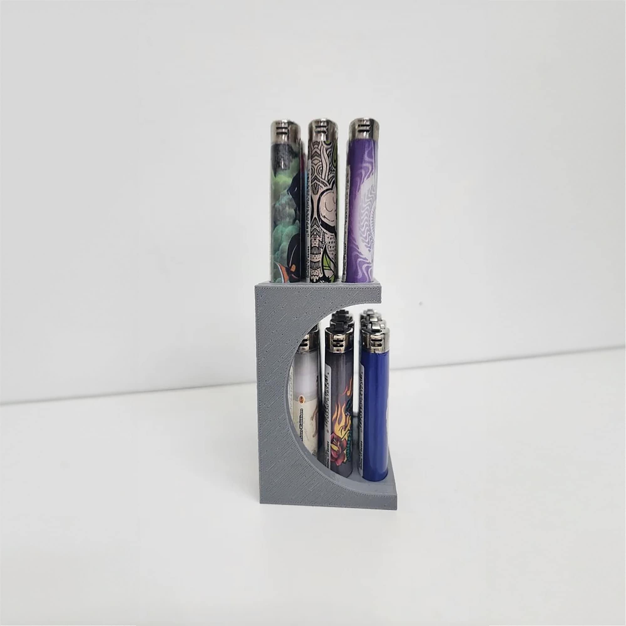 BICライター　ディスプレイ BIC Lighter Display Stand, 3x3 Two Tier Rack, Fits Sleeved