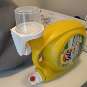Laundry Detergent Cup Drain, 3D Printed Money Saver, Compatible with Multiple Brands, Home Essential, Efficient Laundry Room Tool