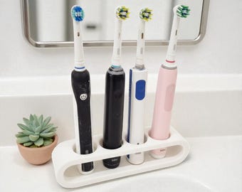 Countertop Toothbrush Holder for Oral-B, Multiple Brushes, Non-Charging