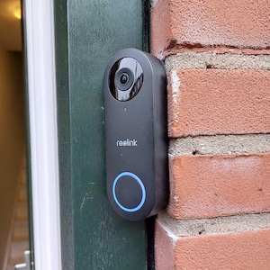 Coin de sonnette compatible avec Reolink, support de caméra à 45 degrés, rangement du cordon Ethernet, espaceur vidéo