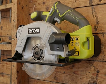 Circular Saw Wall Holder for Ryobi 18V, Garage Storage Bracket
