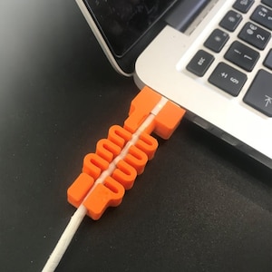 Apple MagSafe 2 Cable Guard, Charger Cord Protector, Cable Life Extender, Connector Saver, Macbook Accessory, Wire Care, Tear Prevention