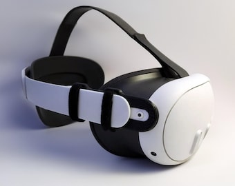 Meta Quest 3用VRヘッドセットストラップアダプター、Eliteストラップ対応、安全な取り付け