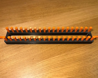 Tear retangular para tricô de cachecóis, ferramenta artesanal ideal para iniciantes, presente perfeito para entusiastas do tricô.