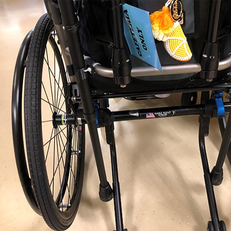 Cane Clip for Walker or Wheelchair, Mobility Aid, Accessible Assistive ...