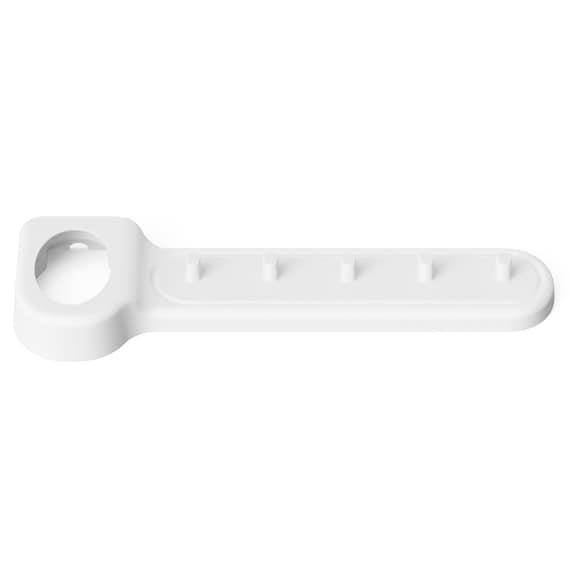 Supporto Per Spazzolino Elettrico Oral B Braun | Doppio, Con Vassoio Antigoccia | Materiale Biodegradabile PLA | Design Moderno, Compatto E Da Viaggio | Bianco