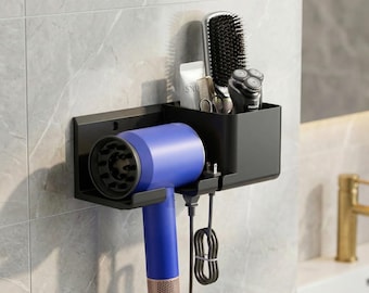 Dyson Supersonic Wall Station, Hair Dryer Dock with Storage Compartments