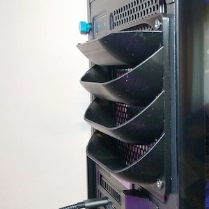 PC Fan Deflector, Improve Airflow Cooling, 120/140mm Fan Duct, Tech Enthusiast Gift, PC Accessories