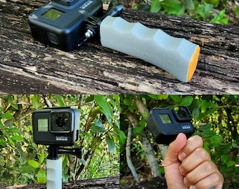 GoPro Handgrip, Lightweight Camera Gear, Holder Handle Attachment, Comfort Handle, Photography Extender, Vintage Lens Adapter