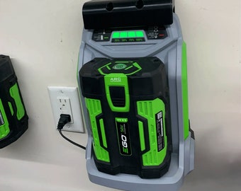 Uchwyt ścienny do szybkiej ładowarki EGO Power+ CH5500 550 W, bezpieczny uchwyt na akumulator, uchwyt ścienny EGO Power, praktyczne narzędzie do organizacji