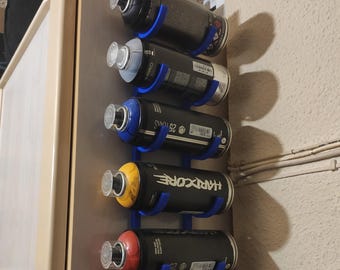 Spray Can Wall Storage, Hanging Organizer for Garage and Workshop, Paint Can Holder