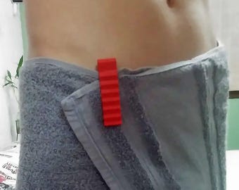 Clip para toalla, soporte de baño corporal, cierre seguro para la cintura, accesorio para gimnasio y viajes.