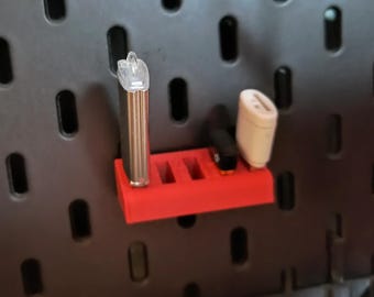 USB-stickhouder voor IKEA Skadis, opbergvak bureauhouder